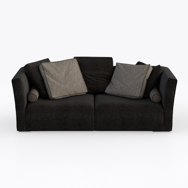 2 in 1 Floor Couch, 55" Full Size Convertible