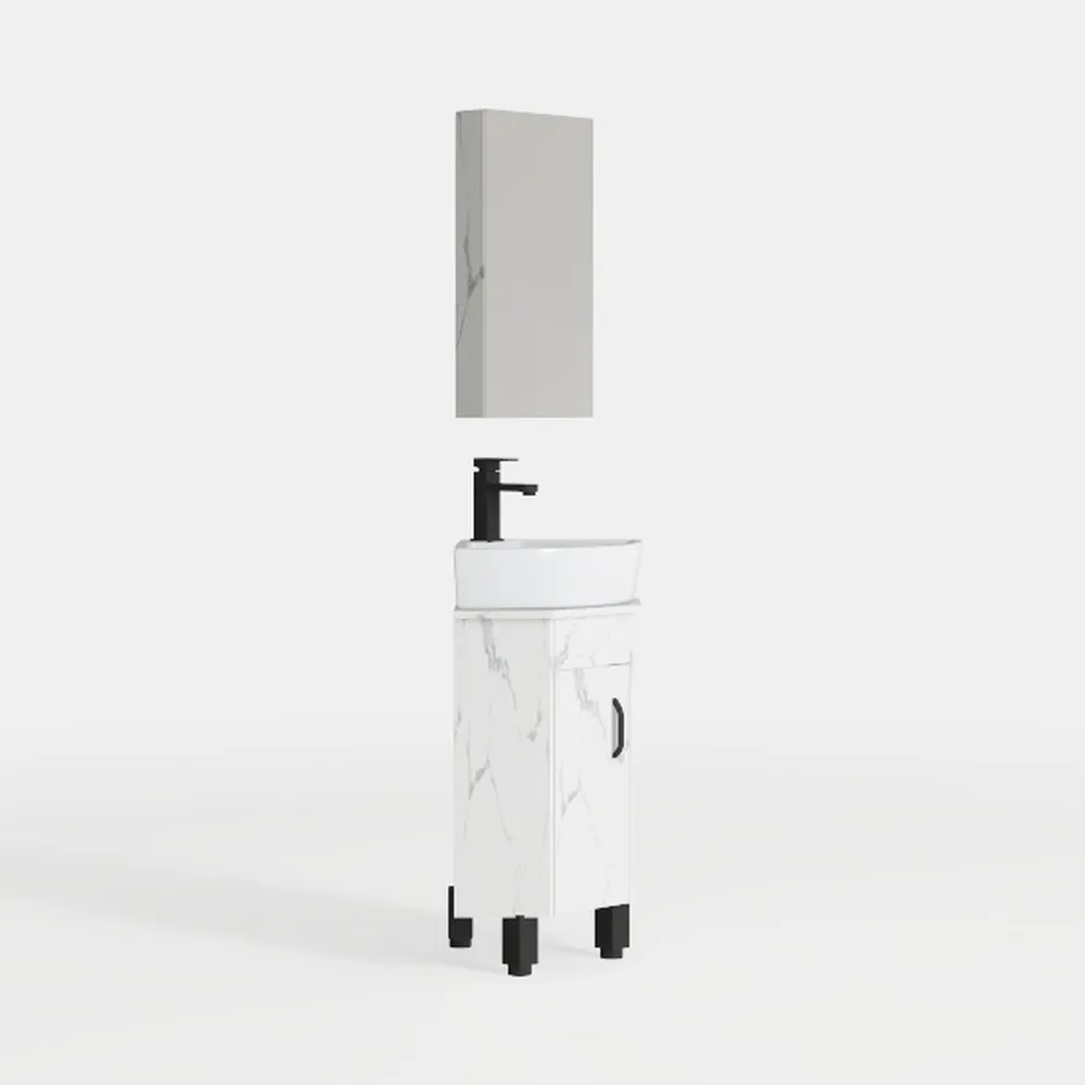 Homhedy 67" H Tall Bathroom Storage Cabinet with