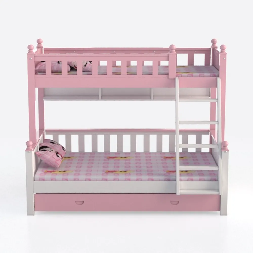 Pemberly Row Contemporary Twin Over Twin Metal Bun