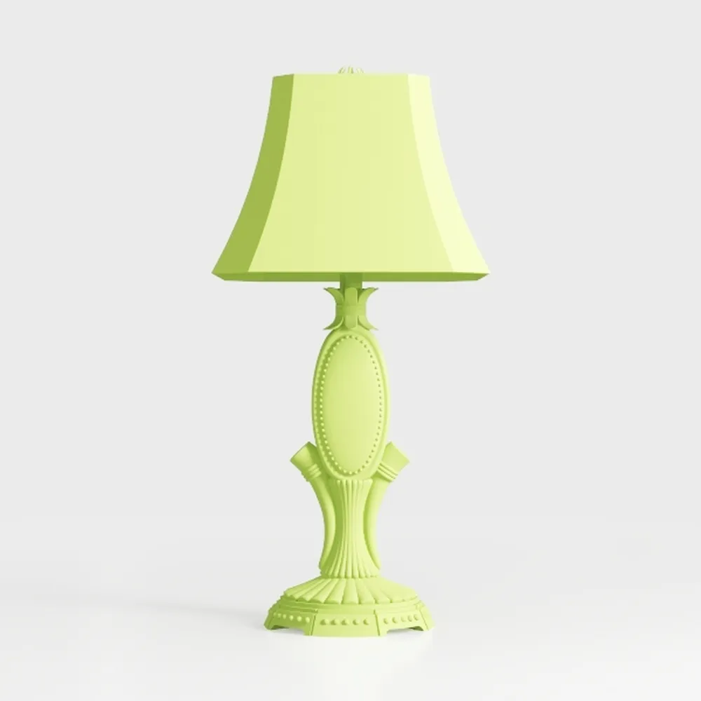 18.5"H Green Color Finish Table Lamp 8318GN