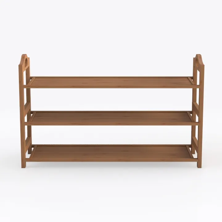 BIRDROCK HOME Bamboo Shoe Rack Organizer for