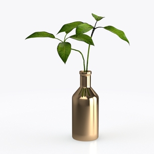 Modern Living Room Glass Vase Desktop Flower Vases For Homes Arrangement Container Decorations Bedroom Gold Decor