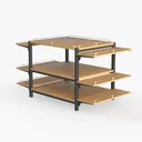 shelf-Grocery Store Left 45 Degree View