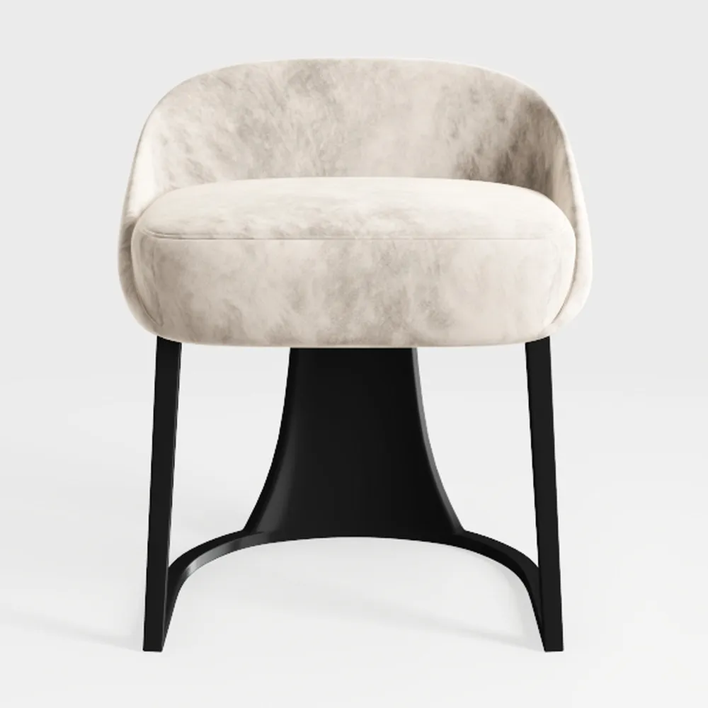 VESCASA Linen Upholstered Dining Chair with