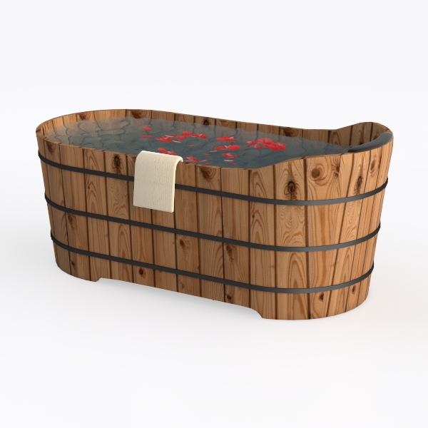 Wooden bathtub 176