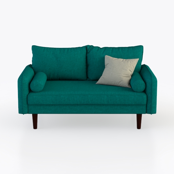 67&quot; Velvet Couch & Modern Loveseat Sofa for Living