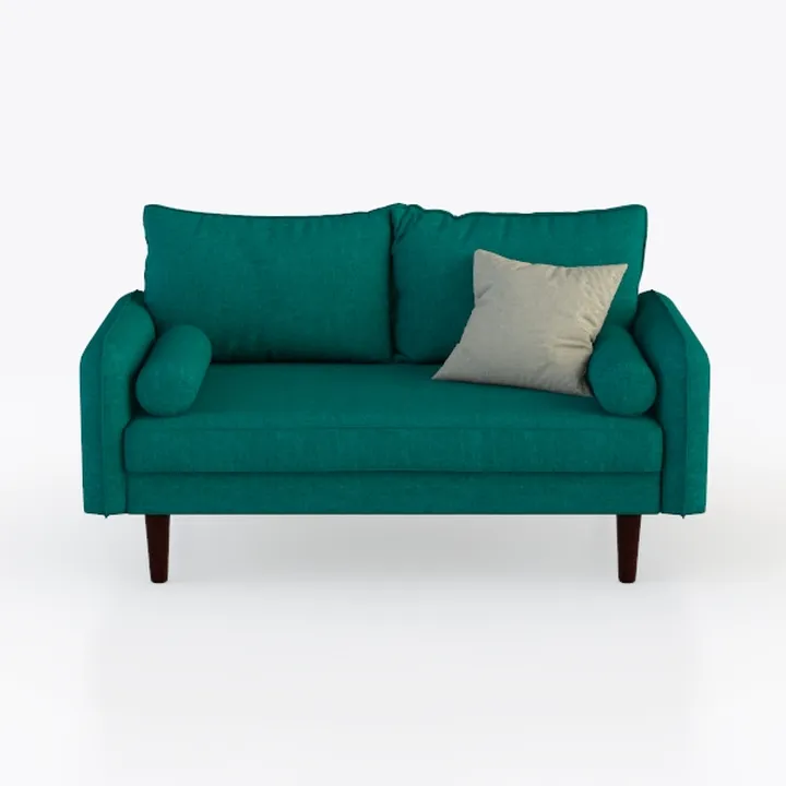 67" Velvet Couch & Modern Loveseat Sofa for Living