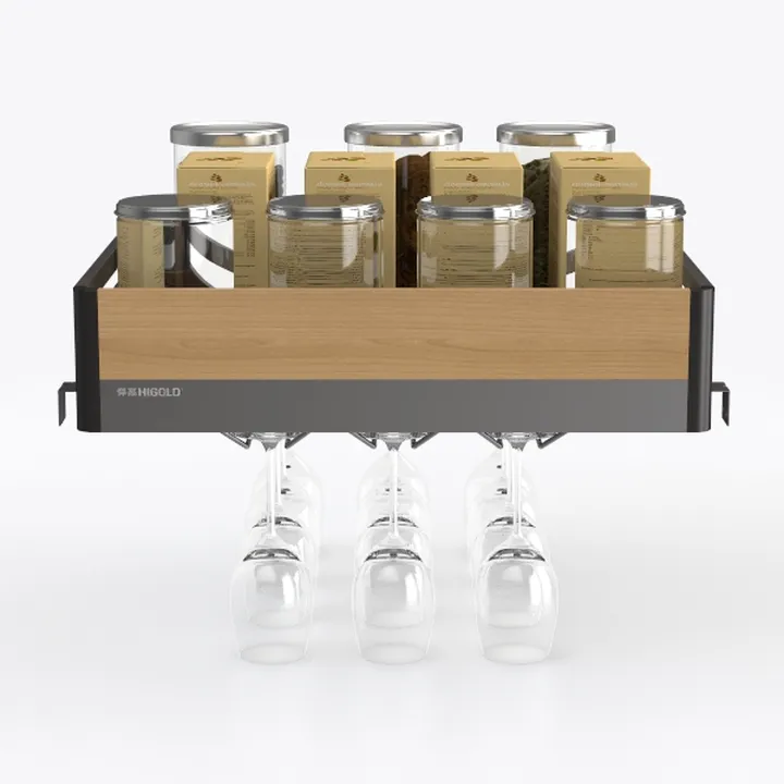 Lagerfeld high cabinet-wine glass holder