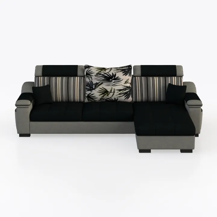Sectional Couch with Storage Ottoman & 2