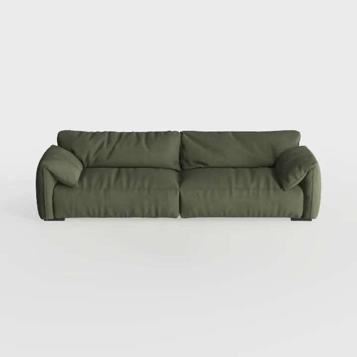 93.7" Modular Couch Large Modern Velvet Loveseat