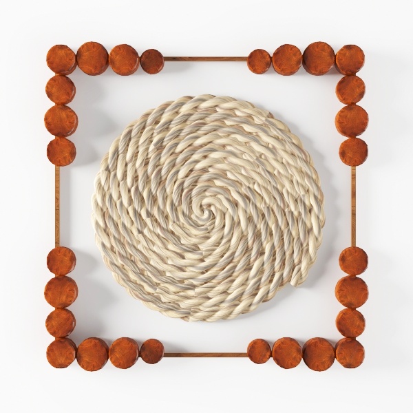 wall deco-Peach Fuzz