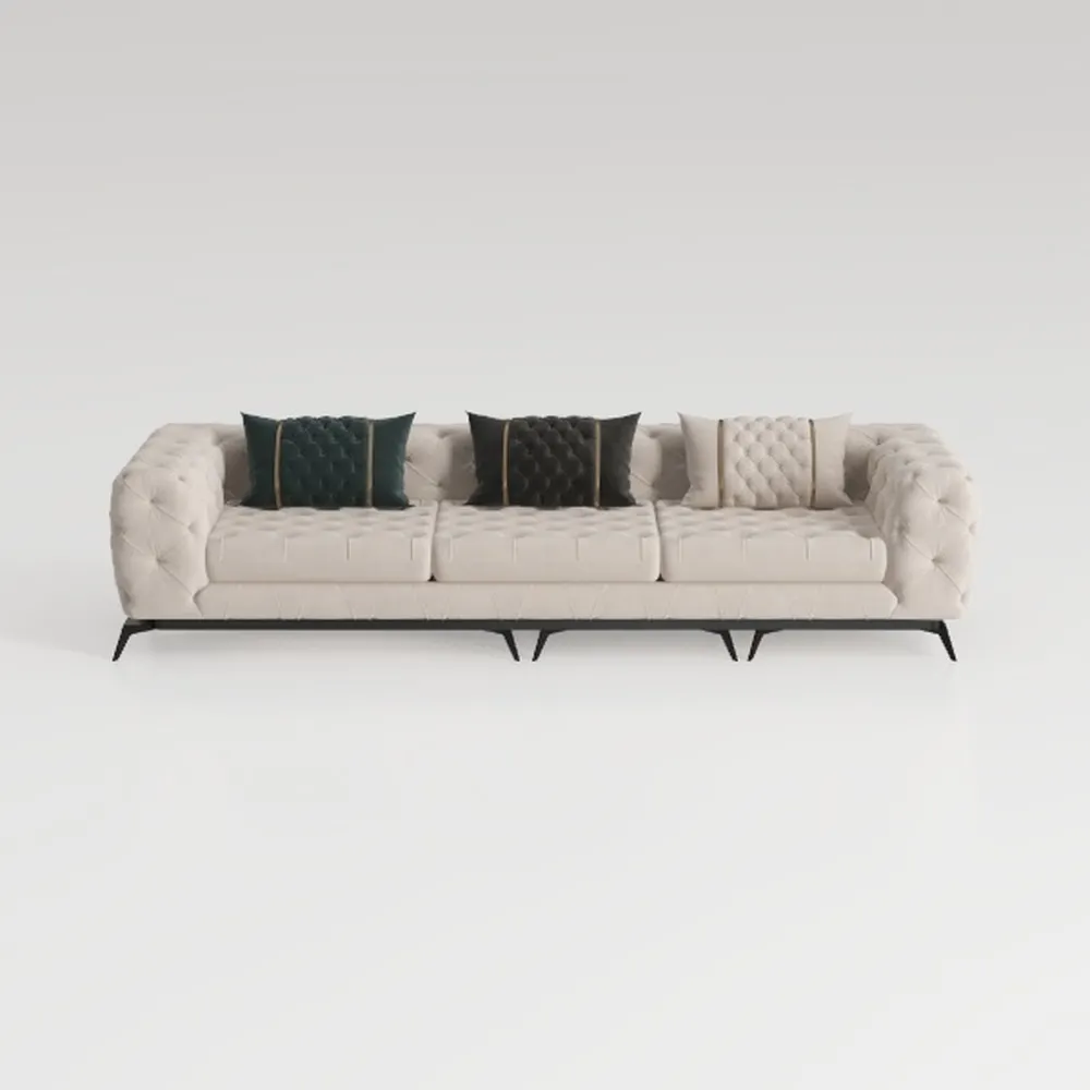 Manhattan Comfort Verandah 112” Chenille Sofa with