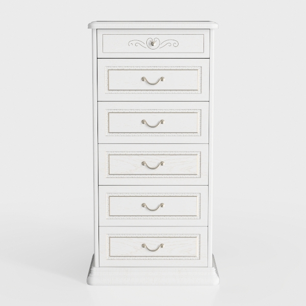 Storage Cabinet with 6 Drawers, Farmhouse Buffet