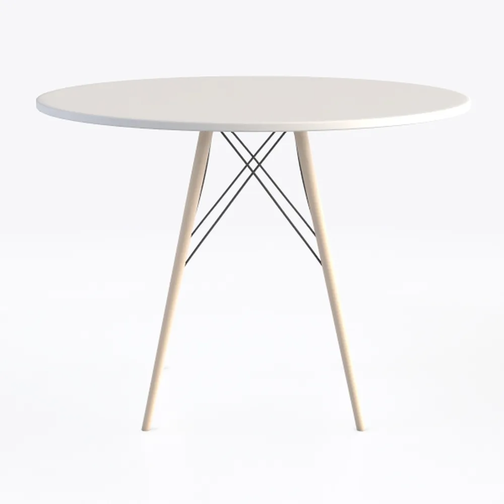 Tangkula Round Dining Table Set for 4, Modern