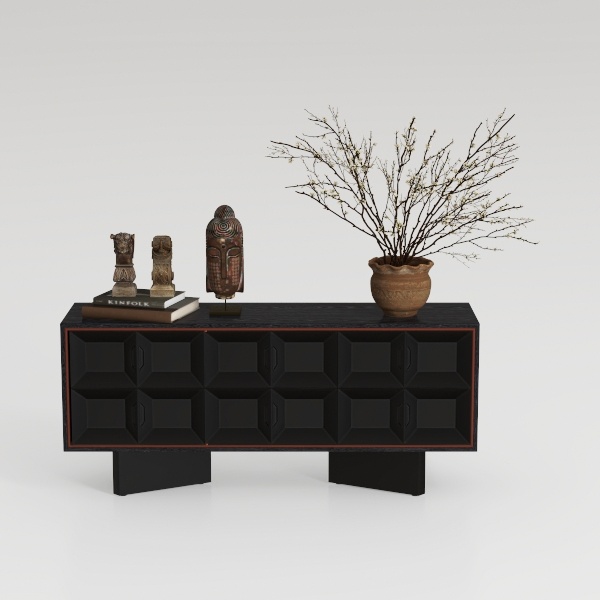 entrance cabinet-Chocolate