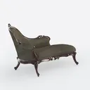 Samuel Traditional Green Performance Velvet Right  Right 45 Degree View