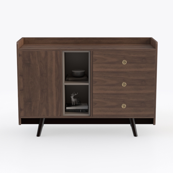 Dresser for Bedroom with 6 Drawers,Mid Century