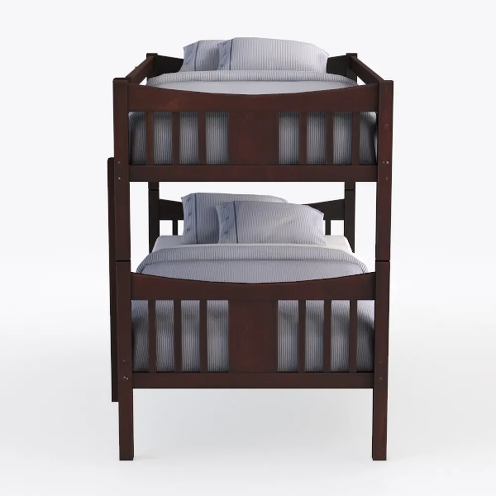 DONCO Full/Full Dark Cappuccino Mission BUNK Bed