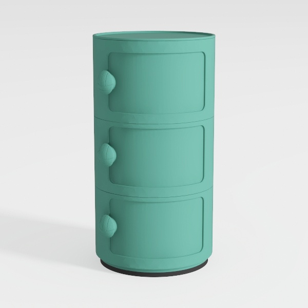 Bedside Table, Round Bedside Table with Detachable