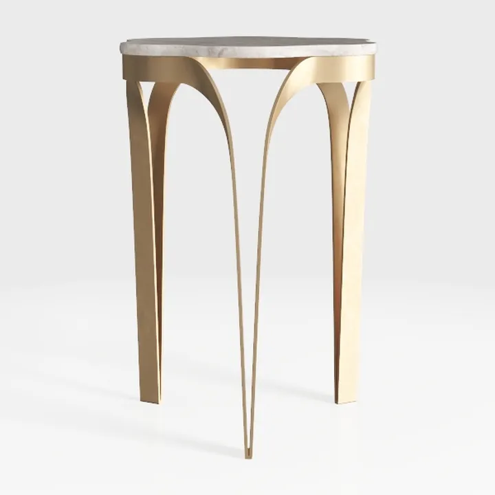 Deco 79 Aluminum Metal Side End Accent Table Tray