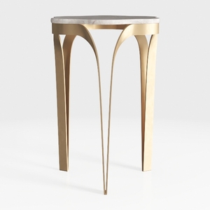 Deco 79 Aluminum Metal Side End Accent Table Tray