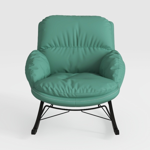 Lazy Chair Thick Padded, Comfy Velvet Accent