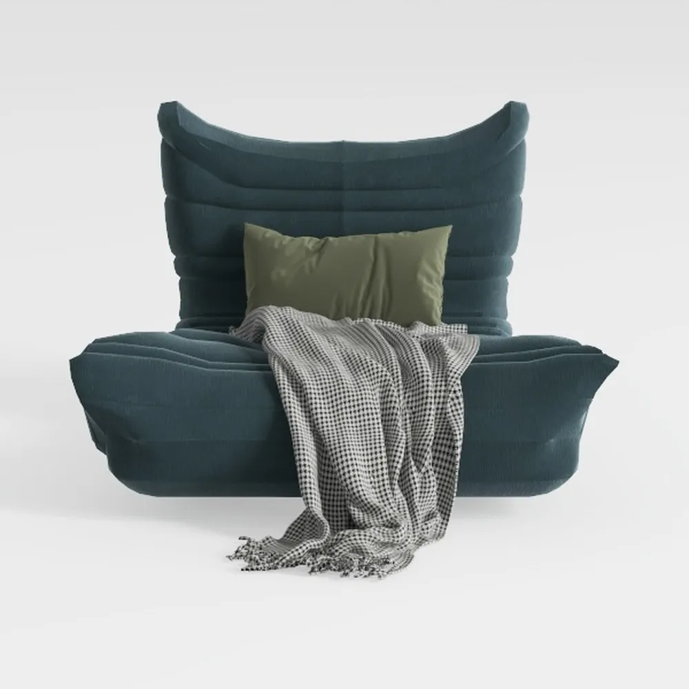 LouannTatami Foldable Lazy Sofa Bed Floor Chair - 