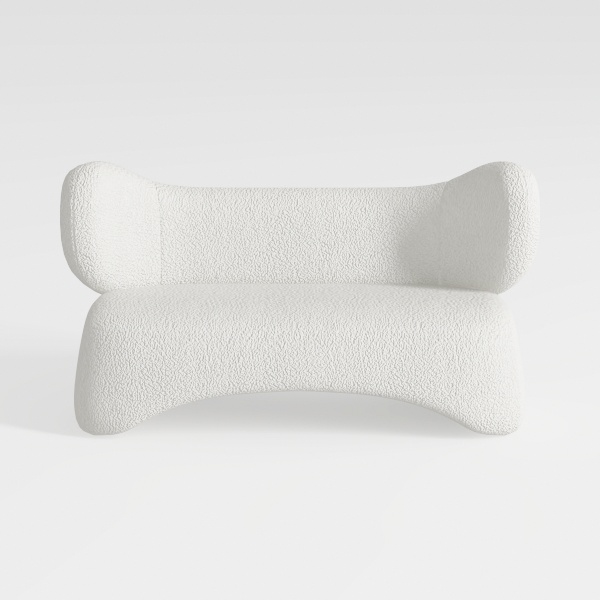 94” Modern Elegant Curved Sofa Mid-Century Luxury