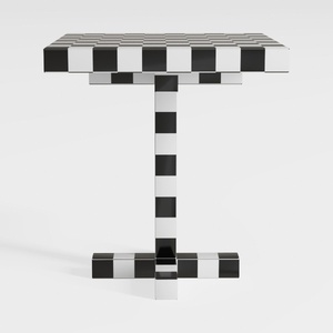 side table-Checkered & Dotted