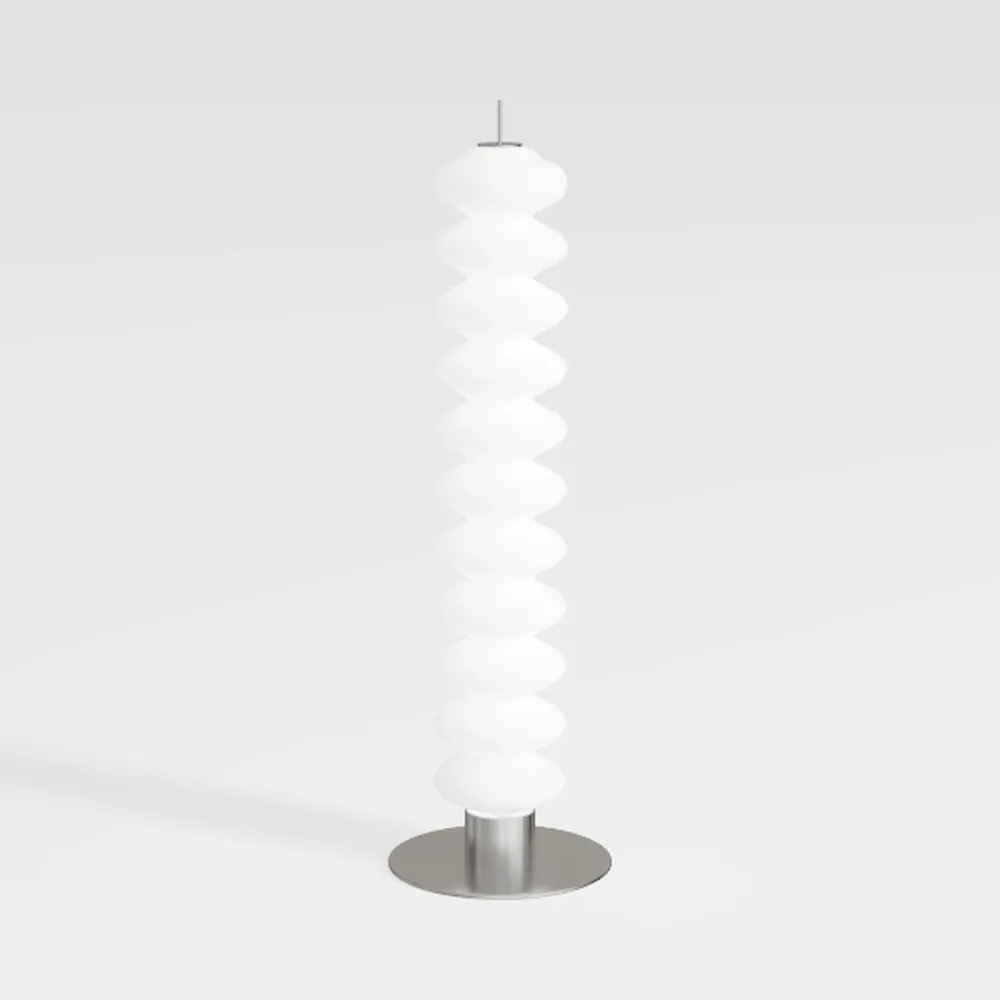 12inch White Gold Finish Marble Ceramic Flower