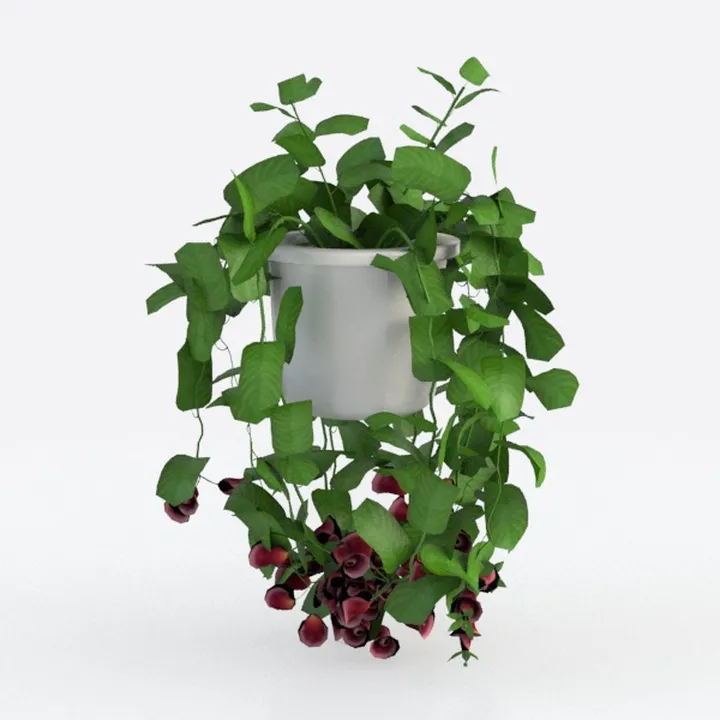 Der Rose 2 Pack Fake Plants Hanging Faux Potted Iv