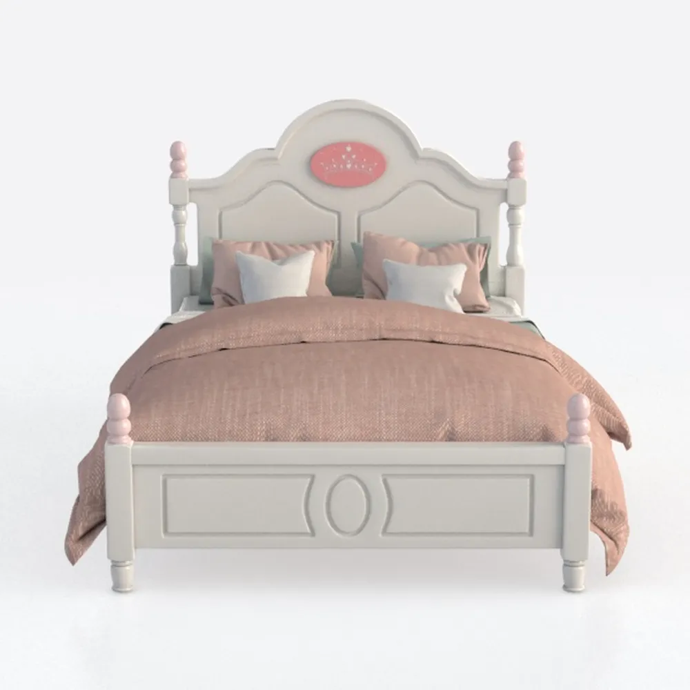 Acme Reggie Full Bed in Pink Fabric