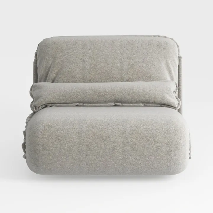 LUCKHAO 27.9" Modular Sectional Sofa, Comfy Cordur