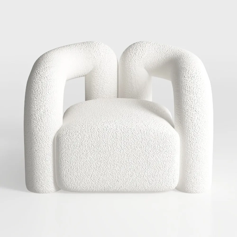 Upholstered Dining Chair with Removable Casters