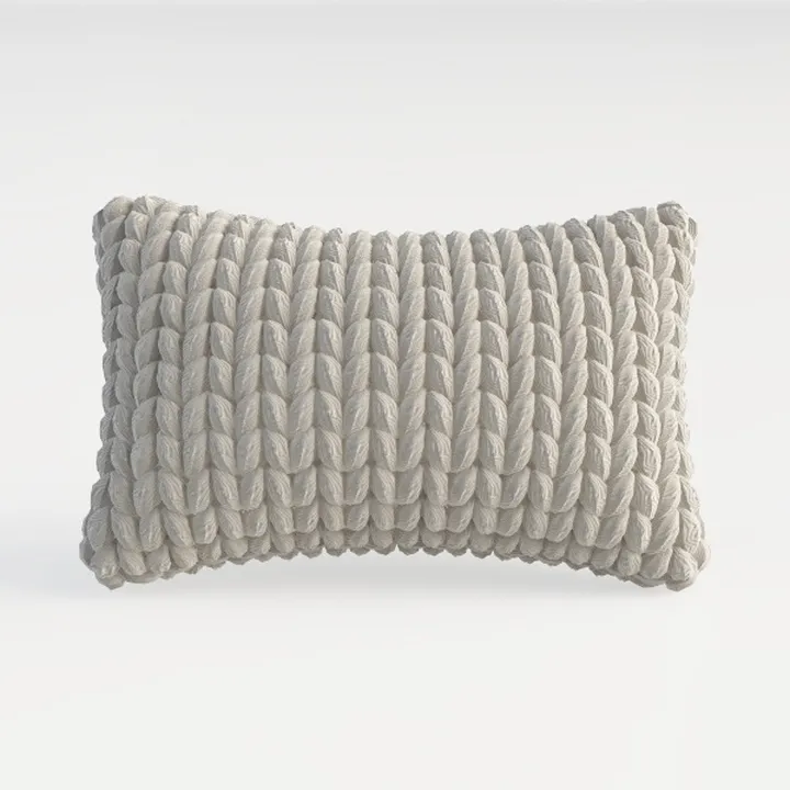 Boho Pillow Covers 12x20 Set of 2 Sage Green Brown