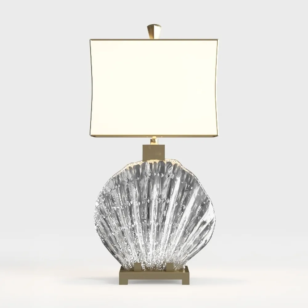 Modern Coastal Table Lamps Set of 2, Natural