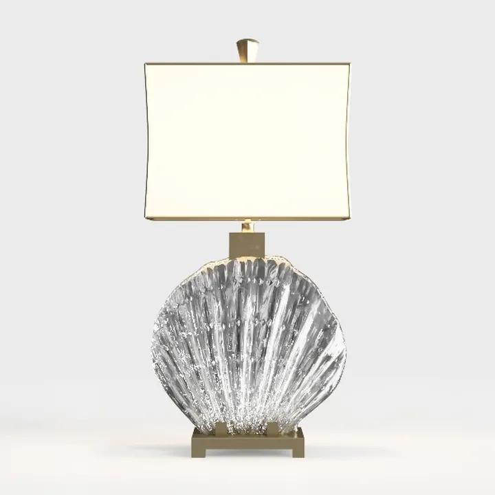 Modern Coastal Table Lamps Set of 2, Natural