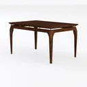 SAFAVIEH Home Collection Reid Walnut Computer Tabl Left 45 Degree View