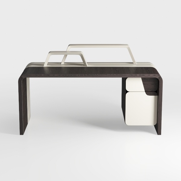 RJYYYDS Desk Game Table Home Office Desk Walnut De