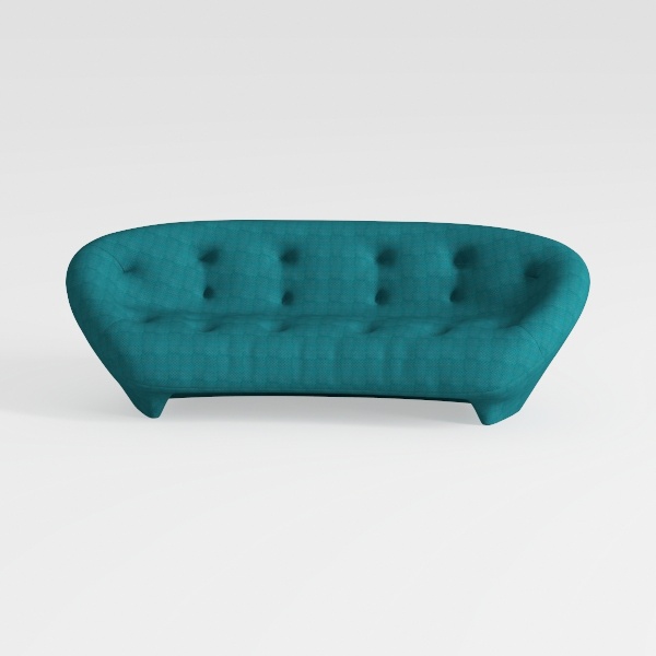 Velvet Chaise Lounge Button Tufted Nail Trim 