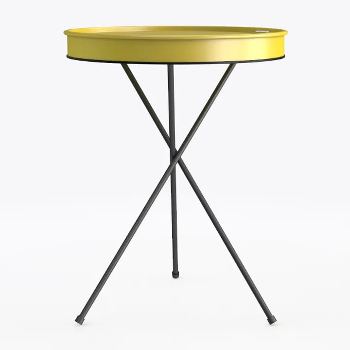 Round Glass Dining Table with Silver Crossed Legs,