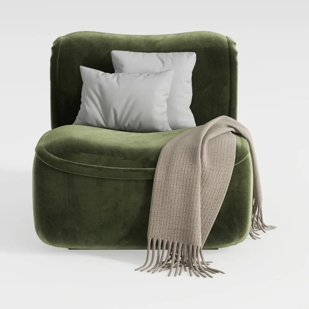 Accent Armless Chair Lazy Floor Seating, Leisure