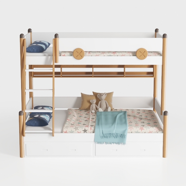 Storkcraft Next Santos Twin-Over-Twin 5-in-1 Conve