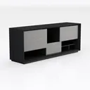Signature Design by Ashley Langdrew 8 Cube Storage Right 45 Degree View