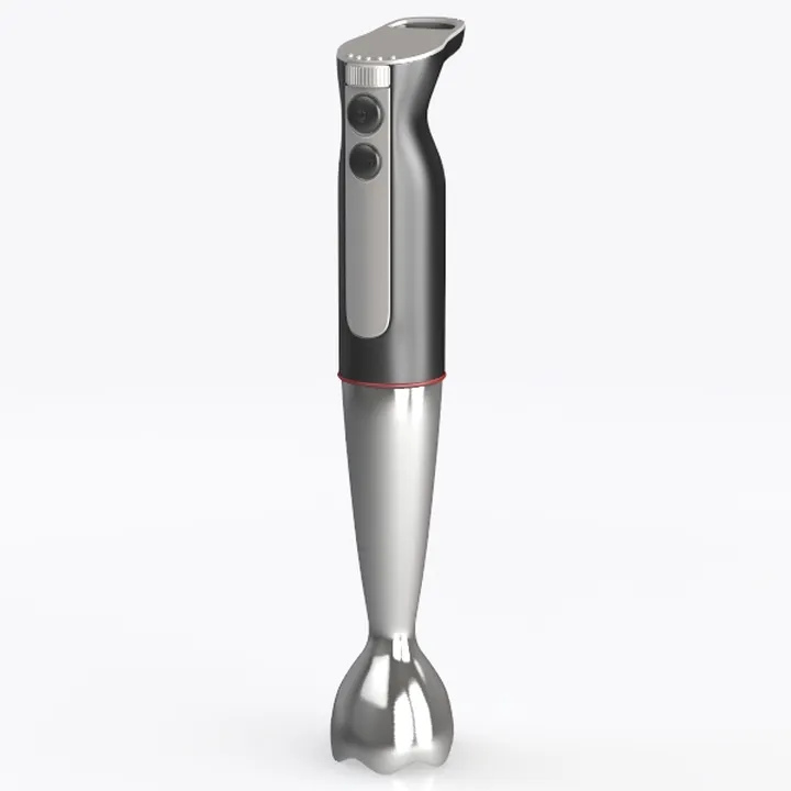 Modern Stainless Steel Electric Immersion Blender 3D Model
