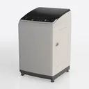 Minimalist Plastic Top Loading Washing Machine 3D Model Front View