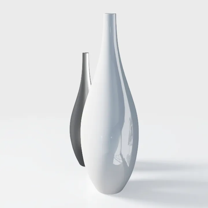 Minimalist Handmade Art Zen Vase Ceramic Decoration Living Room Model Home Decoration Black and White Art Vase Hand Drawing Hot