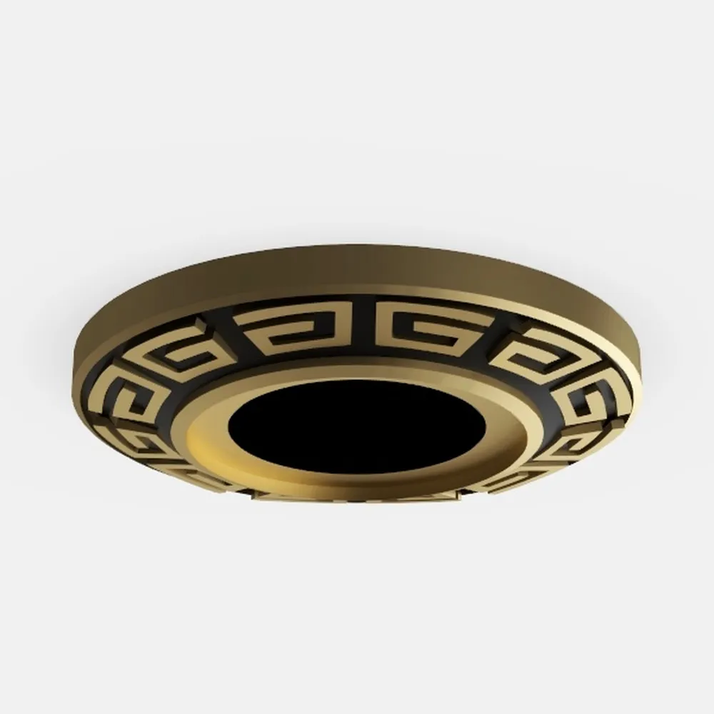 24W LED Motion Sensor Outdoor Ceiling Light, 12IN