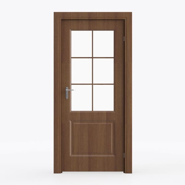 VDOMDOORS Front Exterior Prehung Metal-Plastic