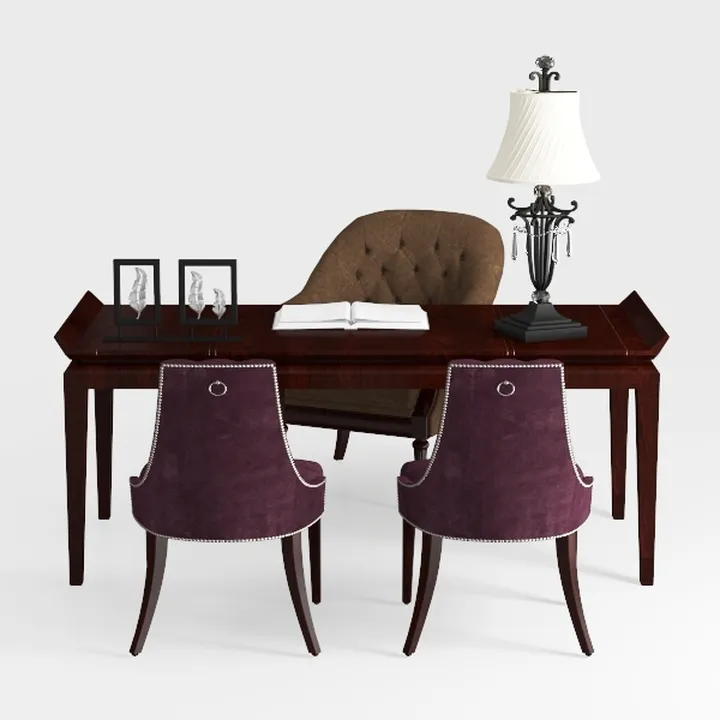 COLAMY Upholstered Parsons Dining Chairs Set of 4